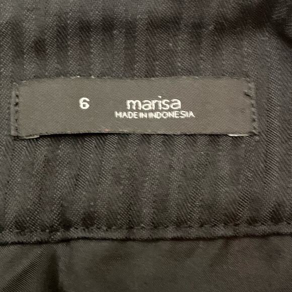 Ann Taylor Loft Women's Black Marisa Quilted Texture 26" Inseam Ankle Pants SZ 6 - Picture 7 of 9